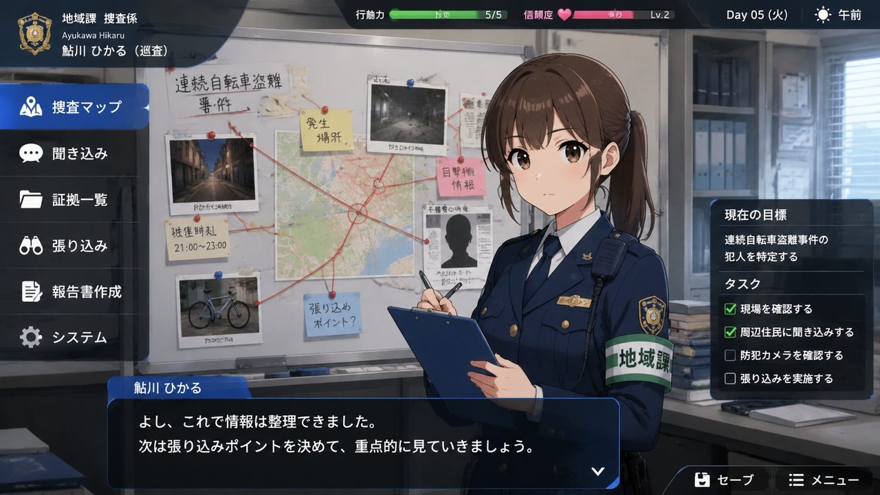 极道无赖EX 女警鮎川光 场景演出 展示图